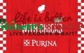 Purina Caution: Life Is Better With Chicks Metal Sign