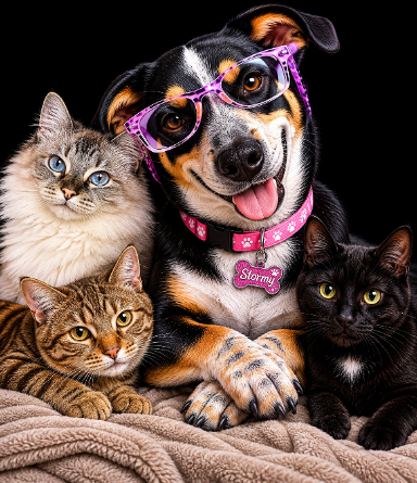 ourfurryfamily2026-384x445.png The Pritchett's Small Pets family